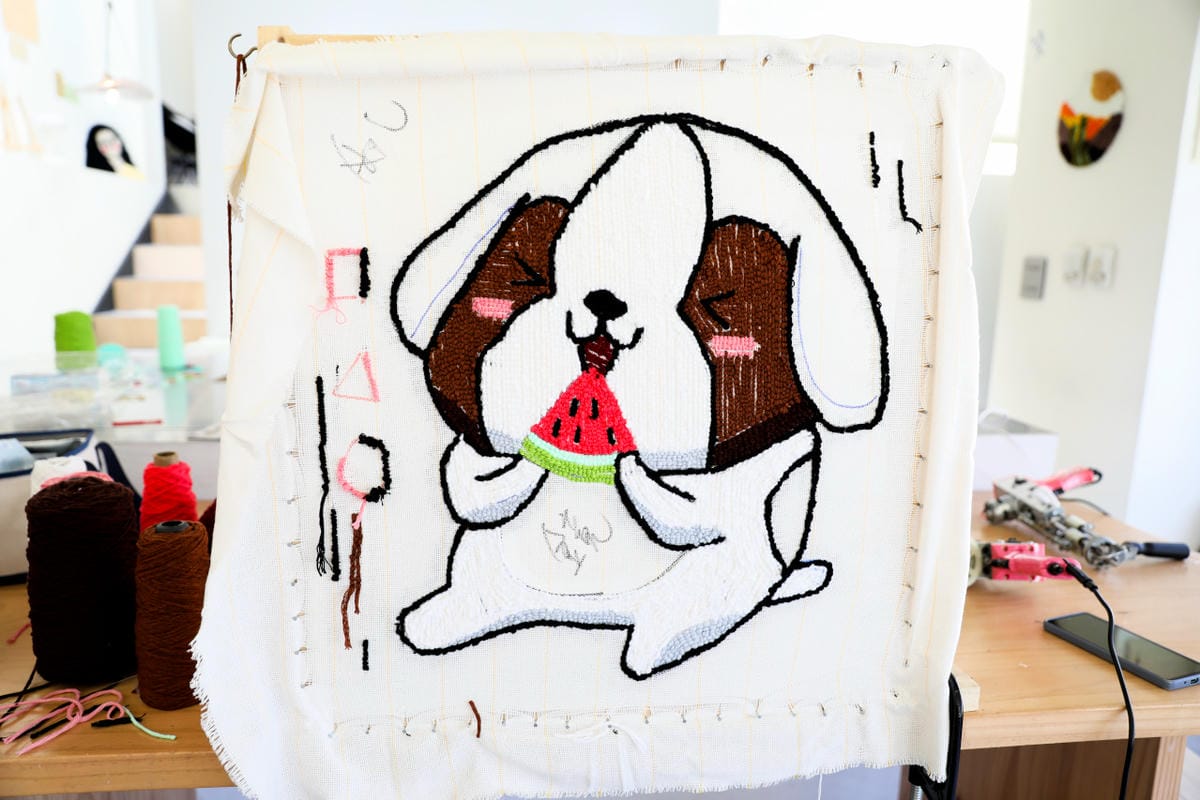 DIY課程|Does Art 都是藝術 台北館 療癒系DIY手作地毯課程(簇絨掛鏡) - 第28張圖 DIY課程|Does Art 都是藝術 台北館 療癒系DIY手作地毯課程(簇絨掛鏡)