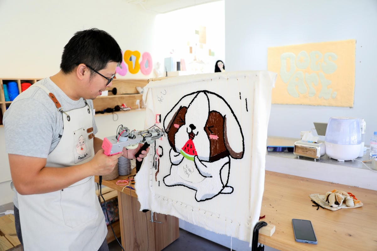 DIY課程|Does Art 都是藝術 台北館 療癒系DIY手作地毯課程(簇絨掛鏡) - 第29張圖 DIY課程|Does Art 都是藝術 台北館 療癒系DIY手作地毯課程(簇絨掛鏡)