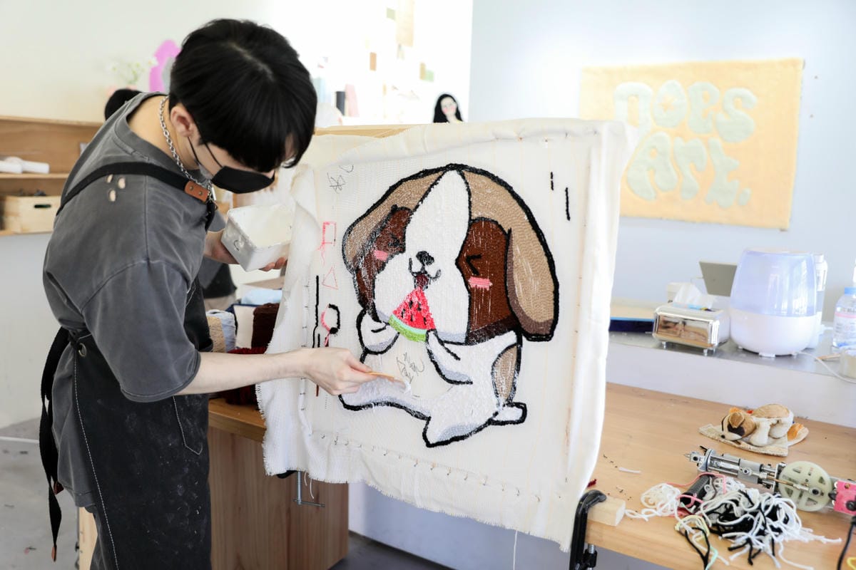 DIY課程|Does Art 都是藝術 台北館 療癒系DIY手作地毯課程(簇絨掛鏡) - 第34張圖 DIY課程|Does Art 都是藝術 台北館 療癒系DIY手作地毯課程(簇絨掛鏡)