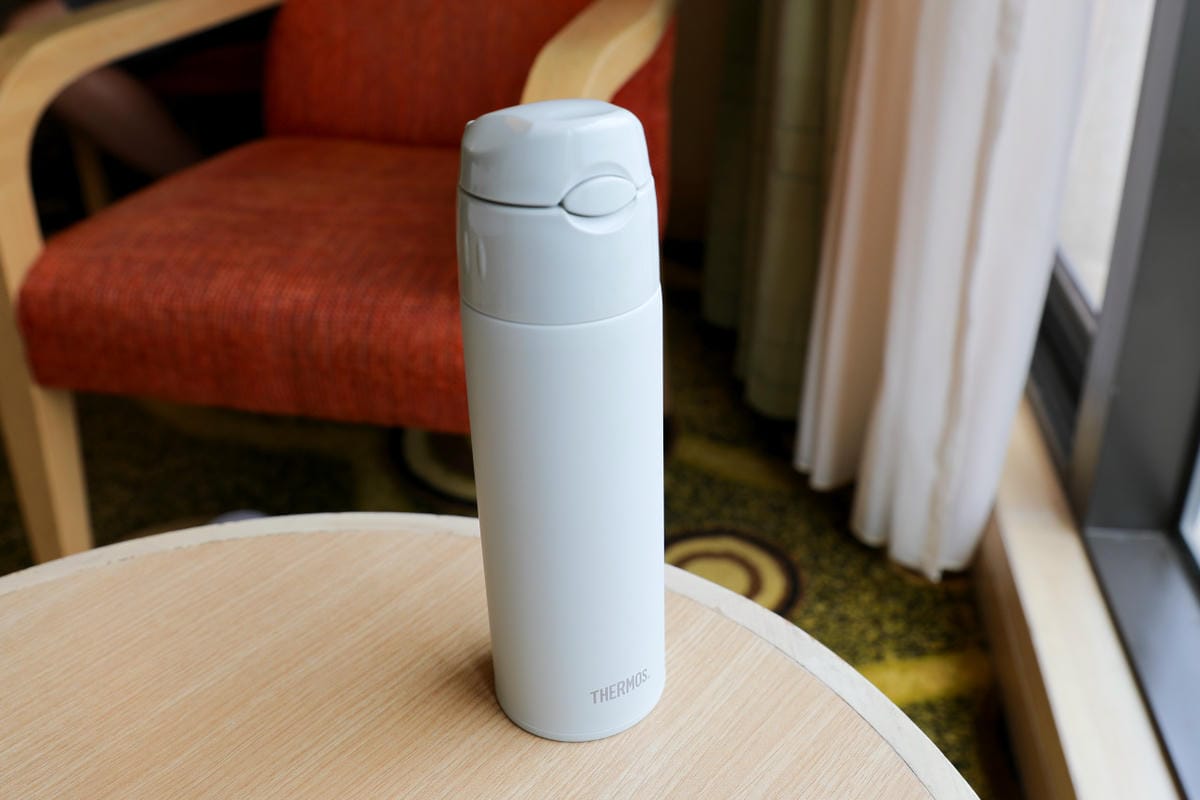 保溫瓶｜親子用保溫瓶推薦！膳魔師THERMOS 不銹鋼真空保冷瓶（吸管瓶）