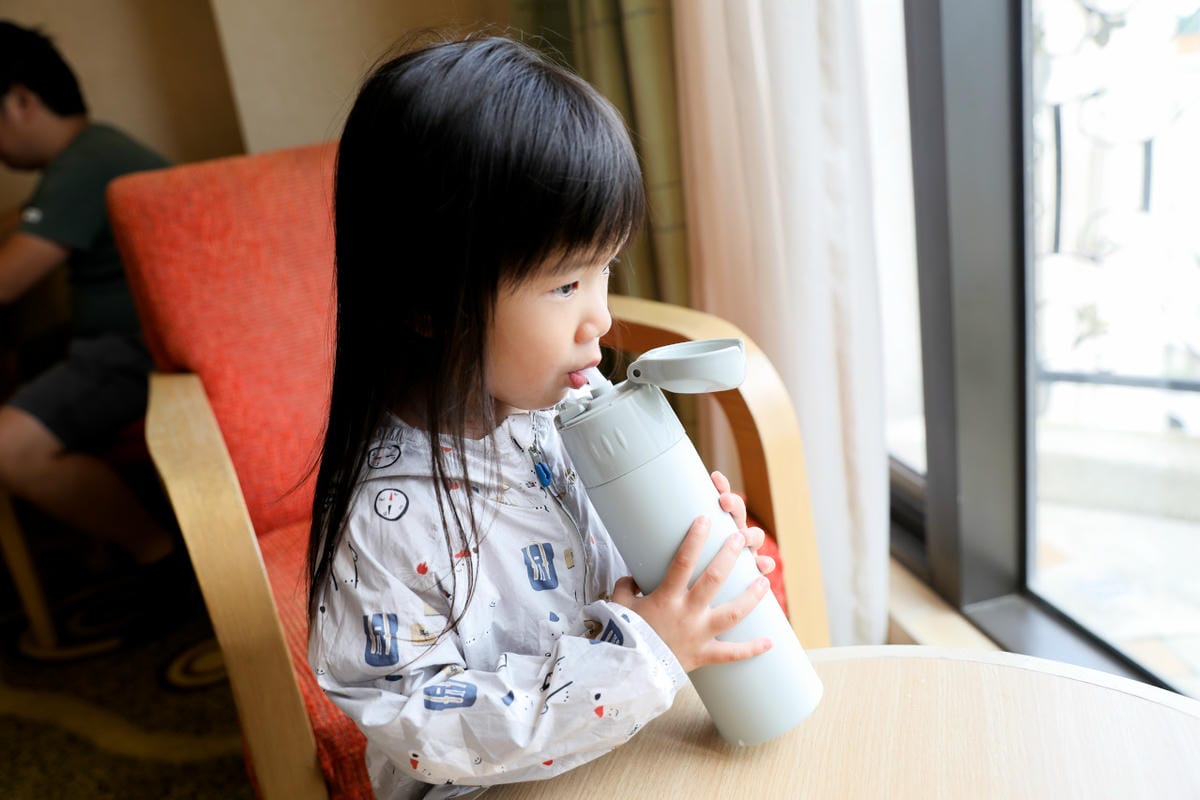 保溫瓶｜親子用保溫瓶推薦！膳魔師THERMOS 不銹鋼真空保冷瓶（吸管瓶）