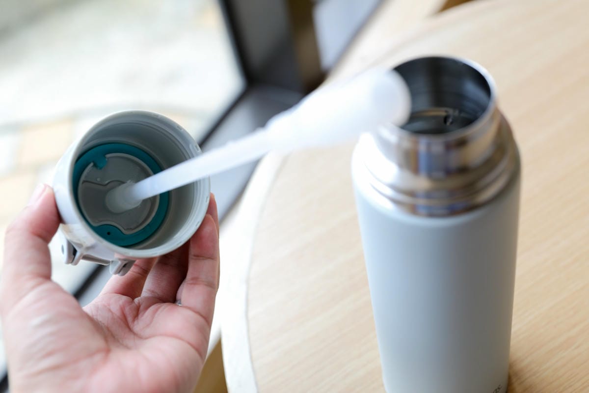 保溫瓶｜親子用保溫瓶推薦！膳魔師THERMOS 不銹鋼真空保冷瓶（吸管瓶）