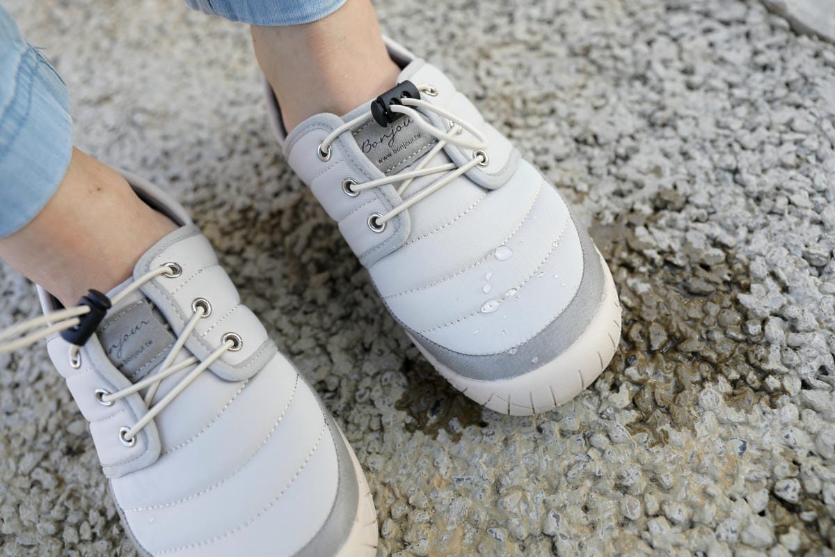 女鞋｜Bonjour防潑水足部減壓機能鞋推薦！(防潑水升級)足部減壓，3D步態平衡健康機能鞋