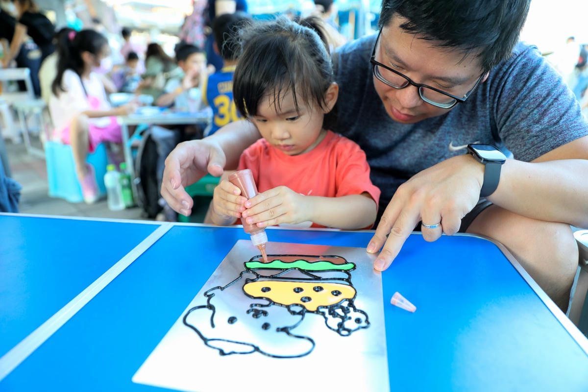 親子育兒｜樹林興仁夜市 LS麗盛時尚3D烤畫、DIY手作坊 超好玩的立體烤畫跟親子DIY奶油膠手作飾品推薦！