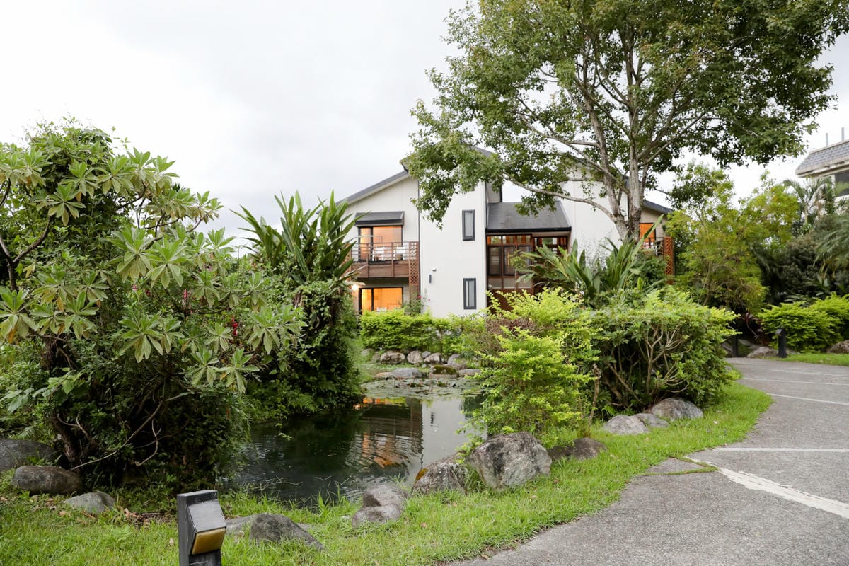 花蓮民宿｜花蓮吉安鄉綠色隧道民宿 金澤居 花蓮親子住宿推薦！親子友善，孩子最喜歡的餵魚民宿~