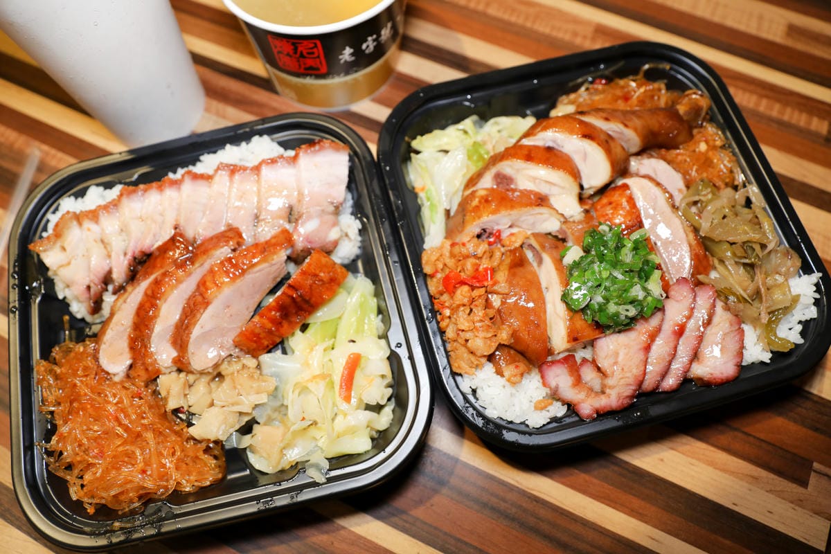 台北食記｜台北最強燒臘便當超好吃推薦！名門燒臘-伊通店（臨四平商圈）肥瘦任選，加肉自由！