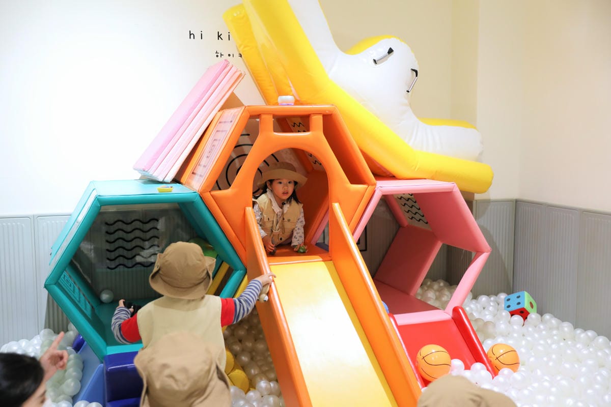 親子育兒｜台北親子遊戲活動推薦！hi kidsroom 嗨有趣 主題水彩+球池尋寶，有陪玩姐姐盡情放電！