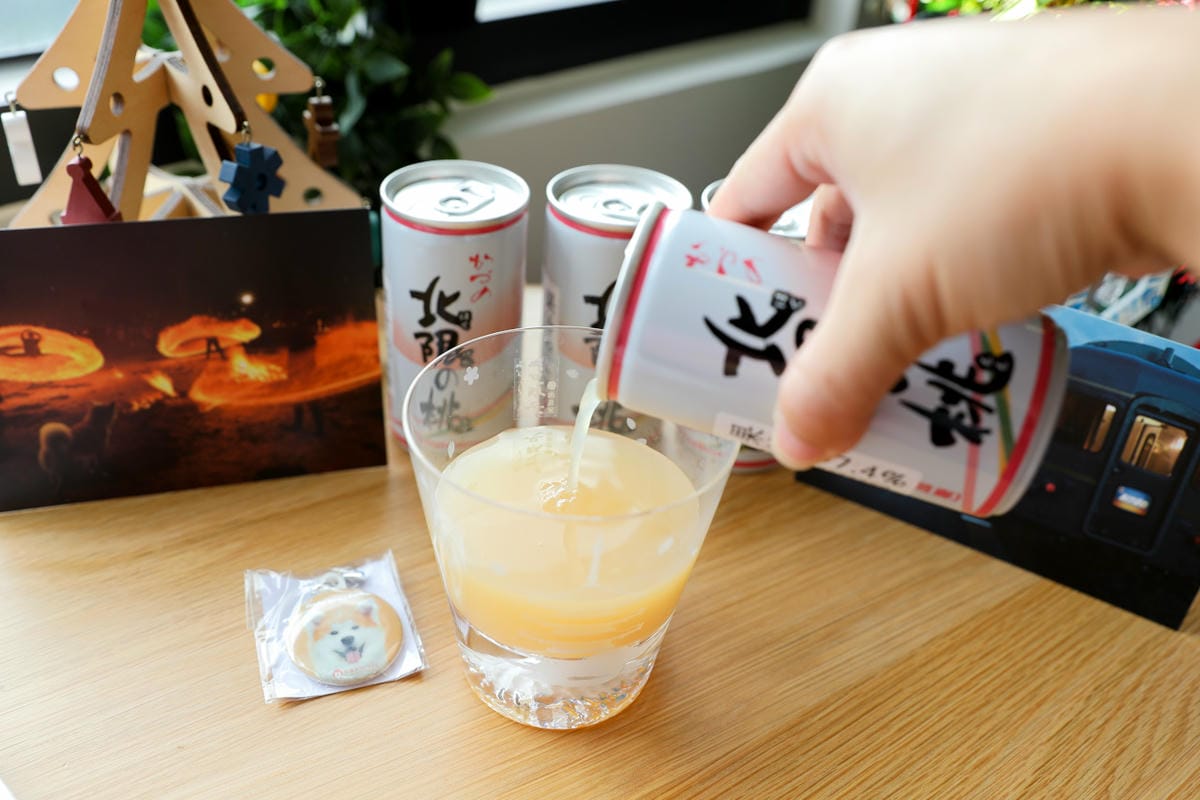 日本秋田觀光美食特產推薦！日本進口果汁「鹿角北限之桃」秋田北限之桃水蜜桃汁