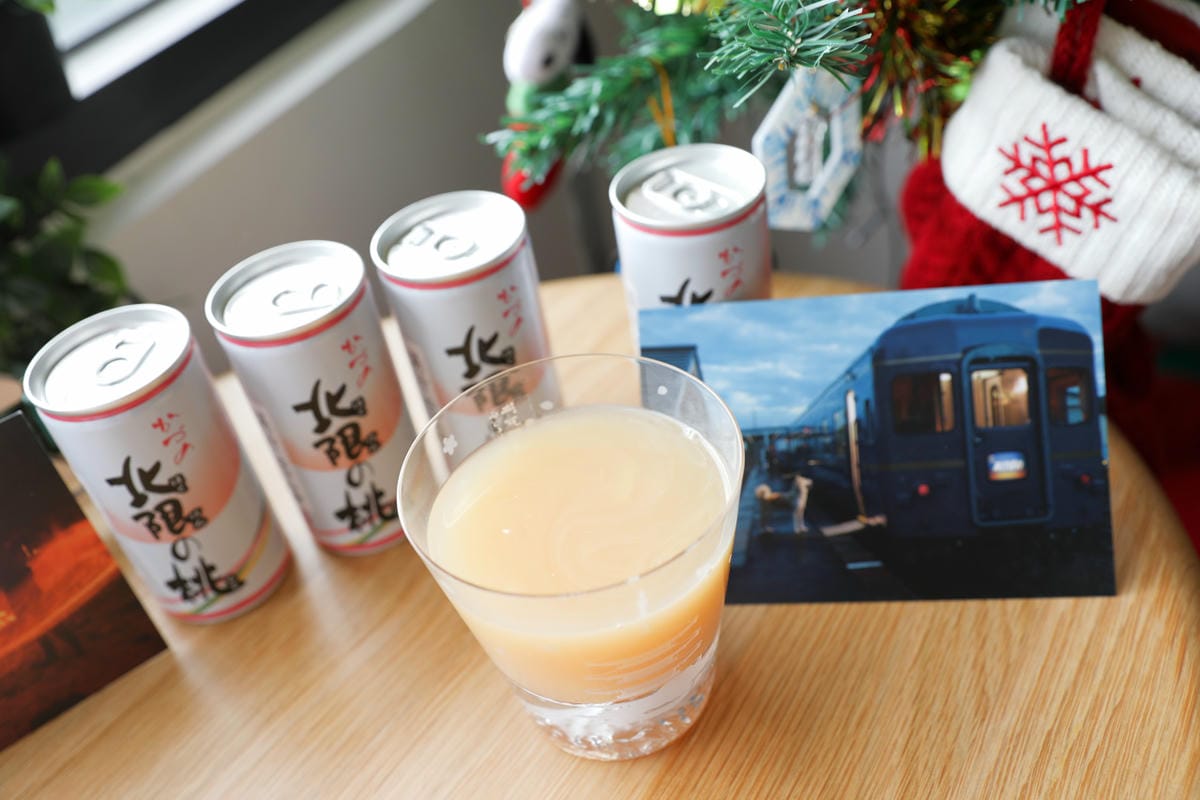 日本秋田觀光美食特產推薦！日本進口果汁「鹿角北限之桃」秋田北限之桃水蜜桃汁