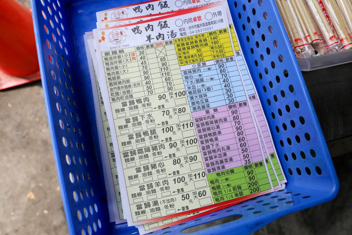 台中平價美食推薦! 鐘予原味當歸鴨(台中龍井店) 當歸羊肉湯跟鴨腿飯超好吃~ - 第6張圖 台中平價美食推薦! 鐘予原味當歸鴨(台中龍井店) 當歸羊肉湯跟鴨腿飯超好吃~