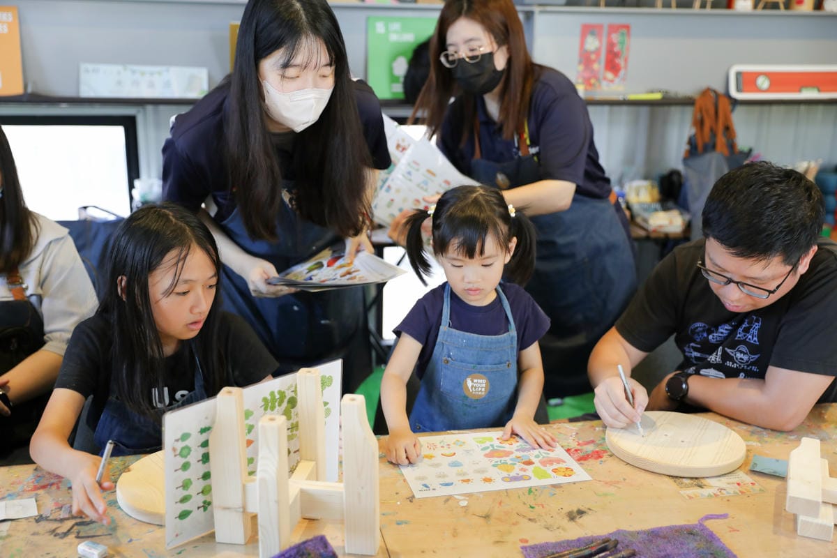 歐德集團-木作森活 林口親子DIY體驗課程推薦! 大人小孩都能來體驗的木作DIY,還有超大的遊戲室唷~
