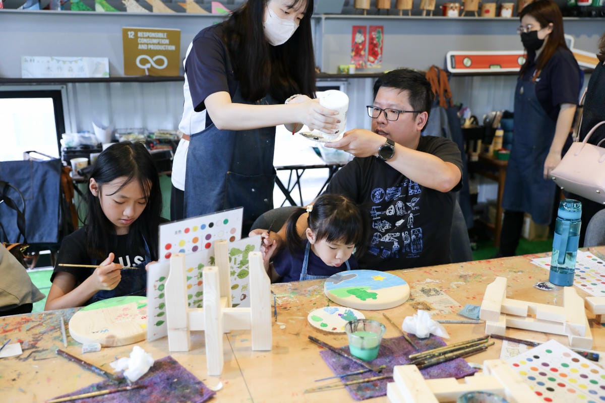 歐德集團-木作森活 林口親子DIY體驗課程推薦! 大人小孩都能來體驗的木作DIY,還有超大的遊戲室唷~