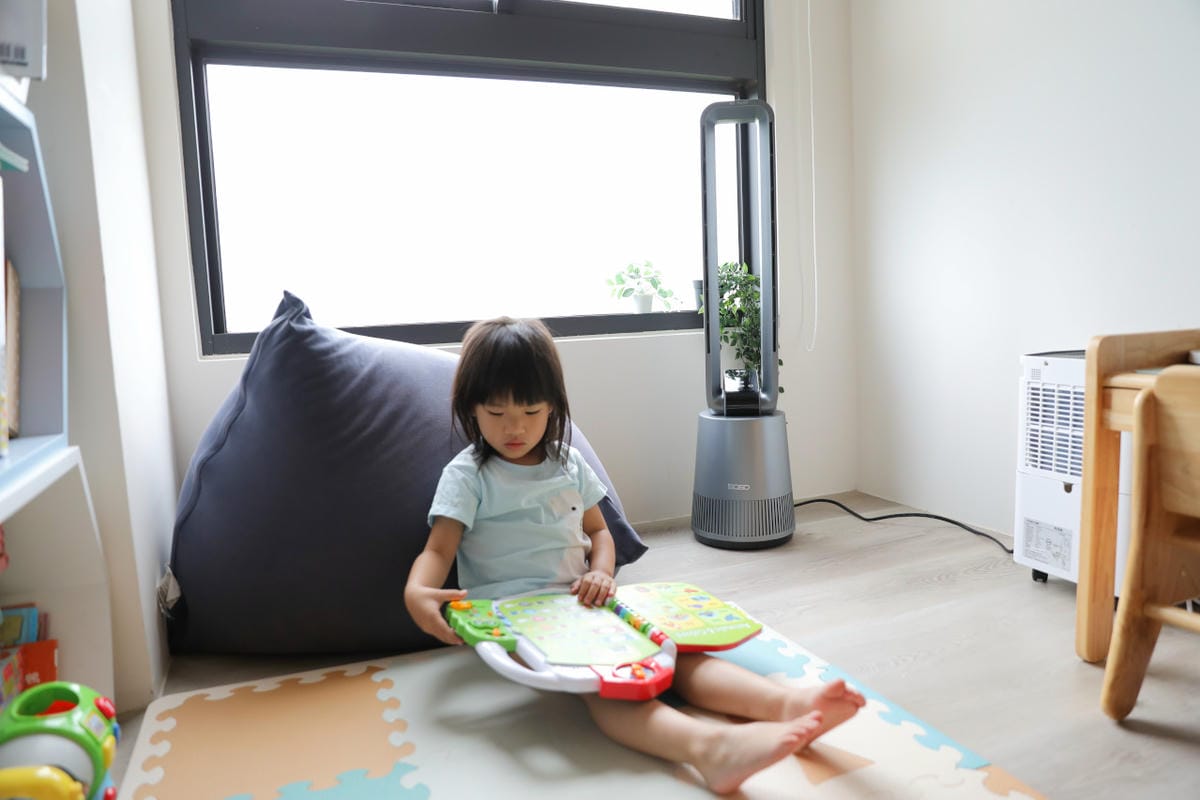 幼兒家庭風扇推薦! BOSO 靚旋風 負離子空氣淨化無扇葉冷暖風扇 集涼風.暖氣.空氣淨化三機一體多功能
