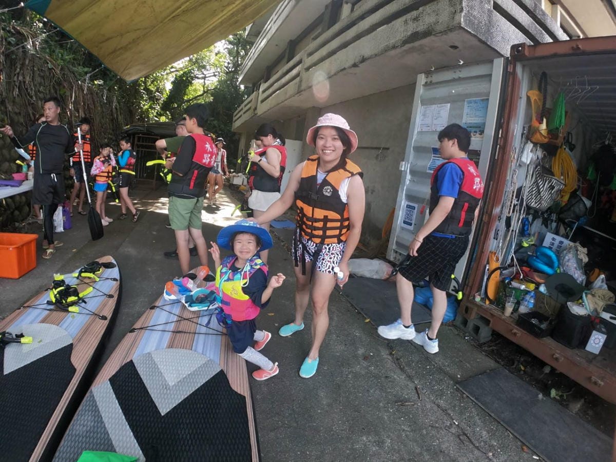 宜蘭蘇澳豆腐岬水上活動 水路探索 南方澳親子SUP.親子浮潛推薦!