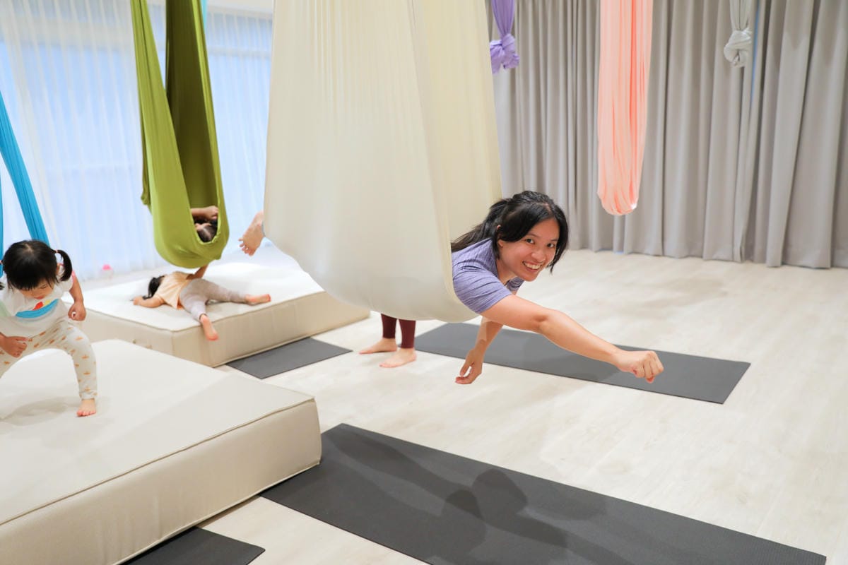 台北兒童瑜珈課程推薦! 101空中藝術 幼兒親子空中瑜珈、兒童空中瑜珈、瑜珈師資培訓