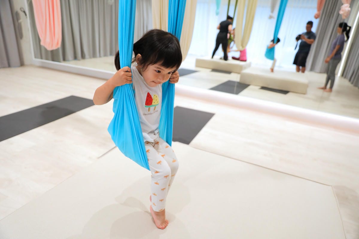 台北兒童瑜珈課程推薦! 101空中藝術 幼兒親子空中瑜珈、兒童空中瑜珈、瑜珈師資培訓