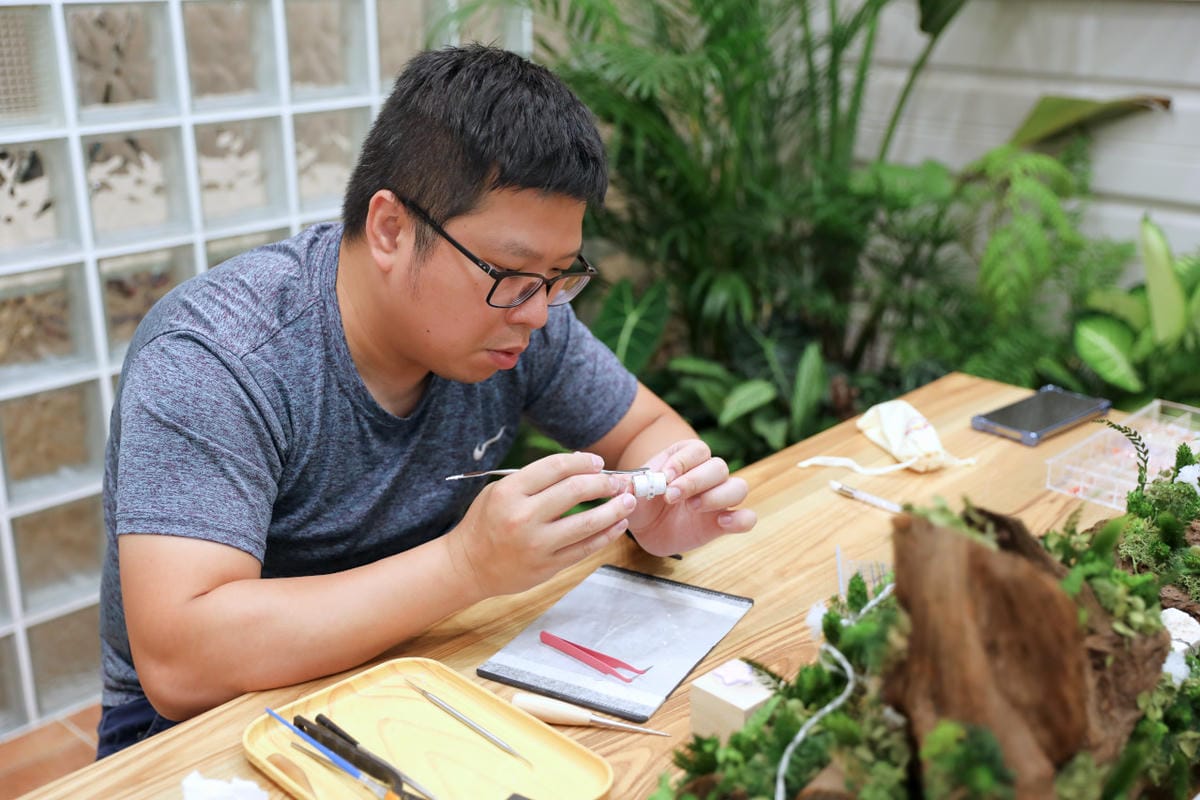 台北銀黏土寶石戒指DIY體驗課程推薦! Does Art 都是藝術 晴光店 可同時體驗手作簇絨地毯DIY課程~
