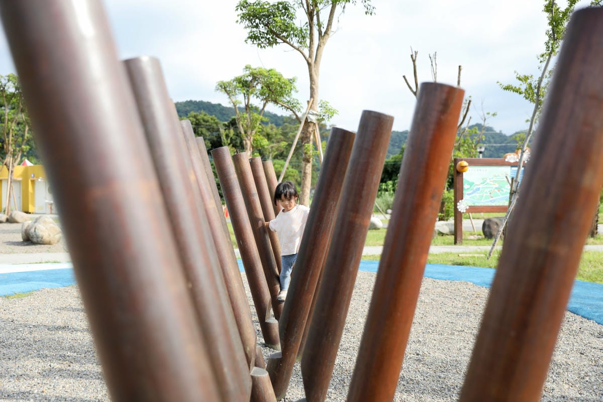桃園大溪親子一日遊 大漢溪自行車道騎腳踏車遊山豬湖生態親水園區,大溪老街吃美食 中庄吊橋.月眉人工溼地.中庄調整池.中庄景觀土丘(共融遊具).瑞興濕地