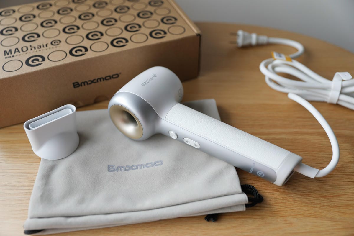 大風量吹風機推薦! Bmxmao MAO hair Q 超輕量負離子高速吹風機 孩子的第一支吹風機