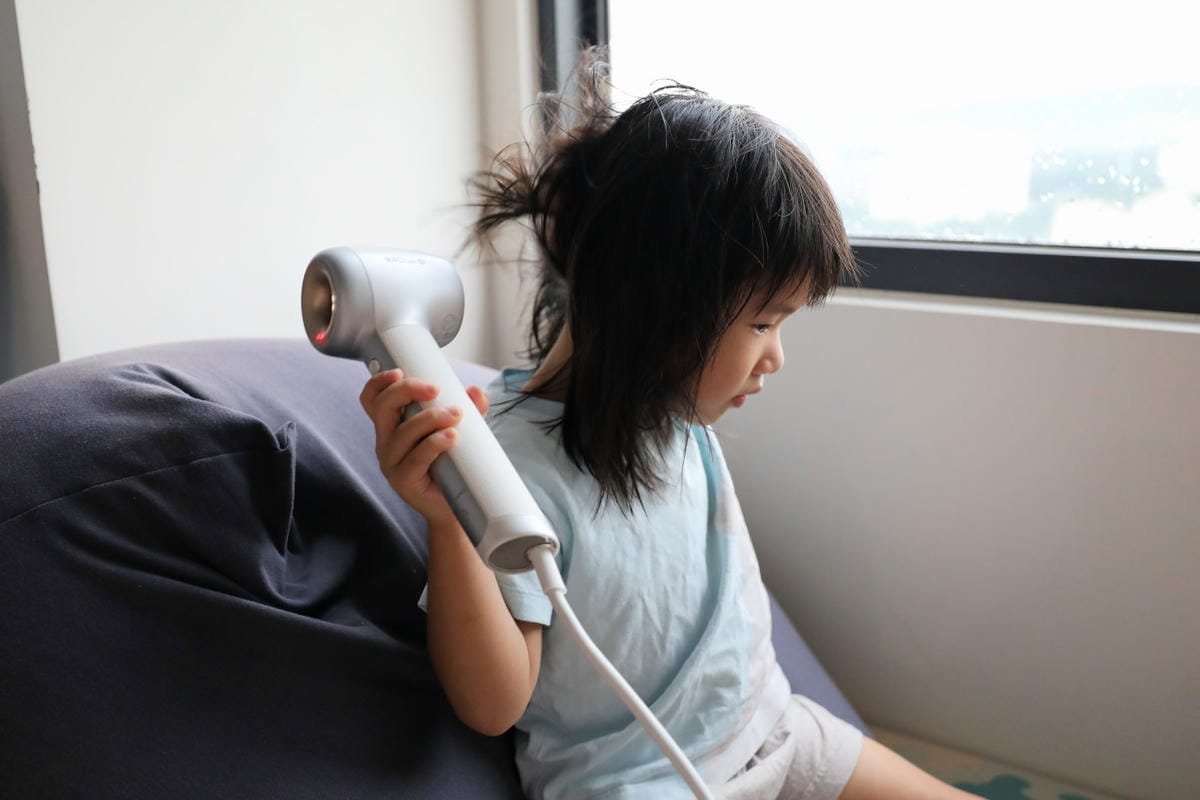 大風量吹風機推薦! Bmxmao MAO hair Q 超輕量負離子高速吹風機 孩子的第一支吹風機