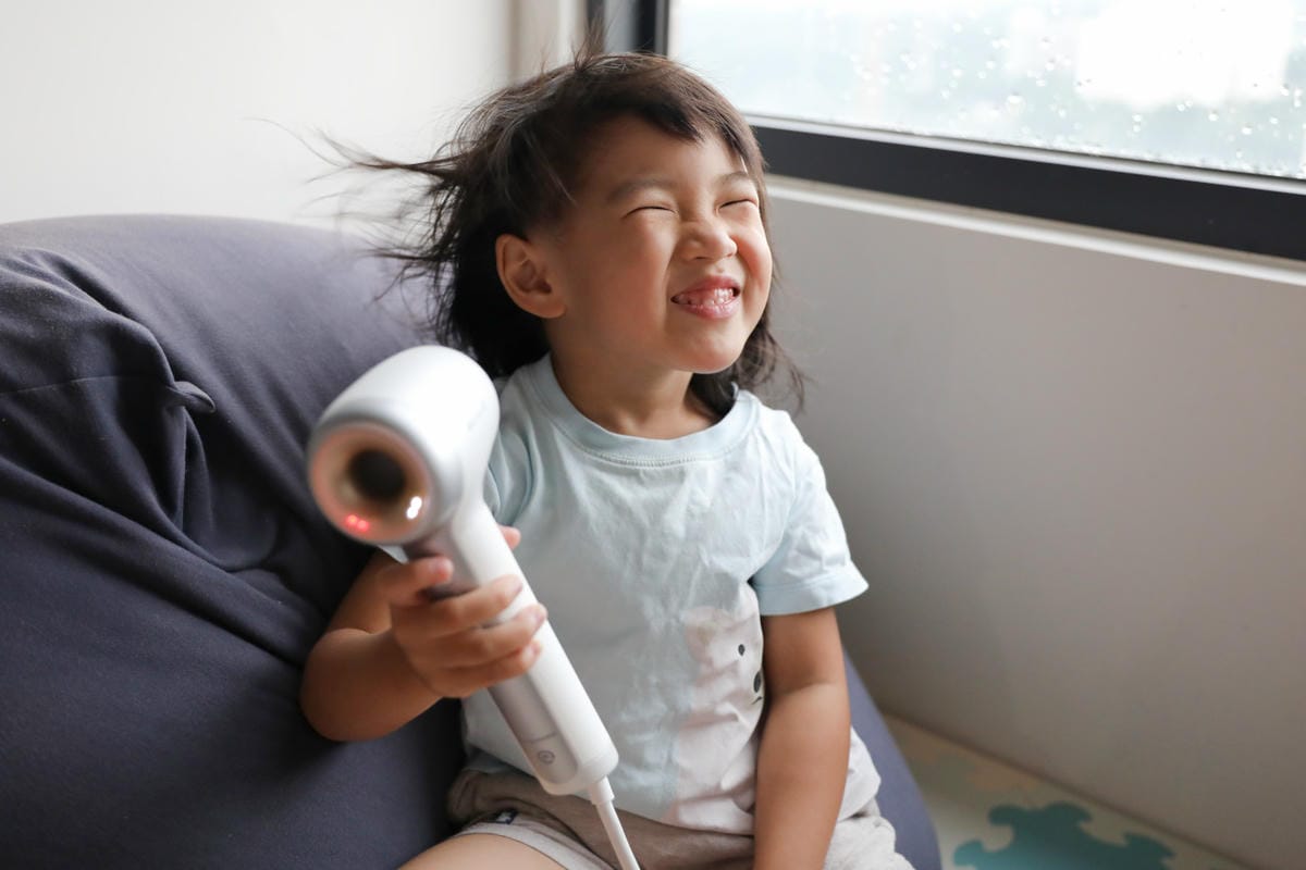 大風量吹風機推薦! Bmxmao MAO hair Q 超輕量負離子高速吹風機 孩子的第一支吹風機