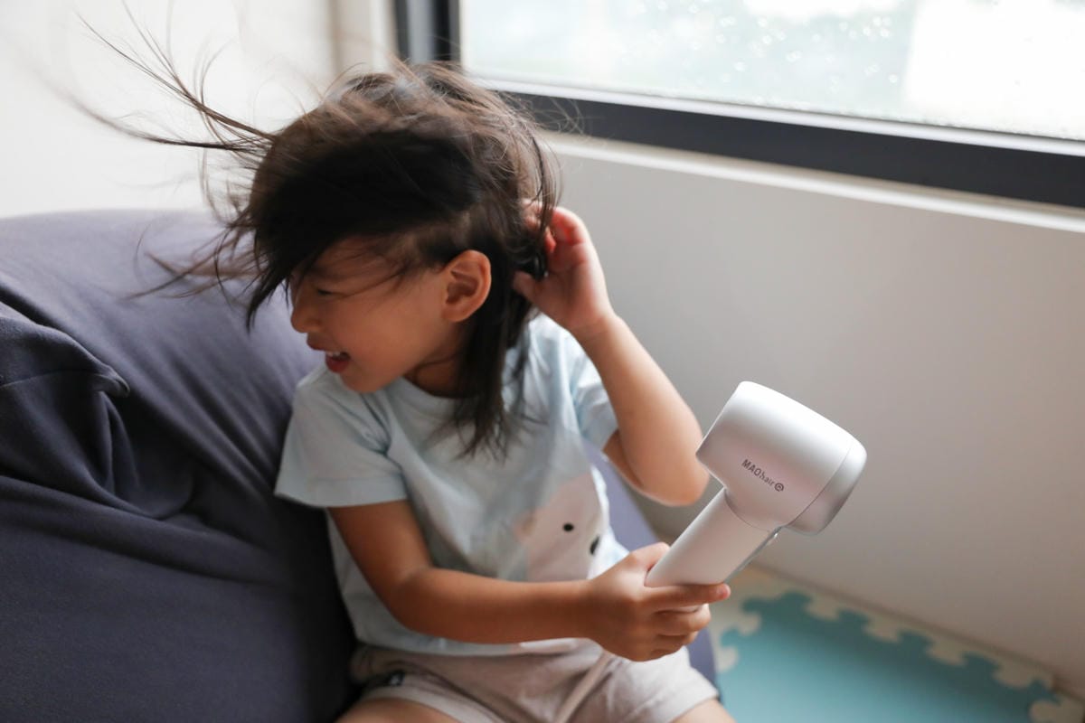 大風量吹風機推薦! Bmxmao MAO hair Q 超輕量負離子高速吹風機 孩子的第一支吹風機