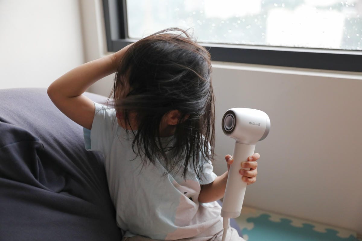 大風量吹風機推薦! Bmxmao MAO hair Q 超輕量負離子高速吹風機 孩子的第一支吹風機