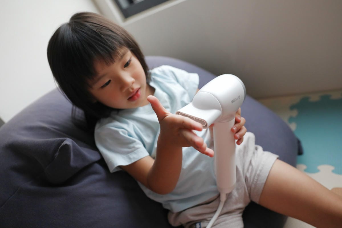 大風量吹風機推薦! Bmxmao MAO hair Q 超輕量負離子高速吹風機 孩子的第一支吹風機