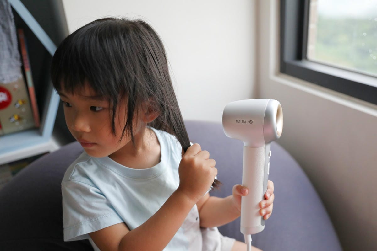大風量吹風機推薦! Bmxmao MAO hair Q 超輕量負離子高速吹風機 孩子的第一支吹風機