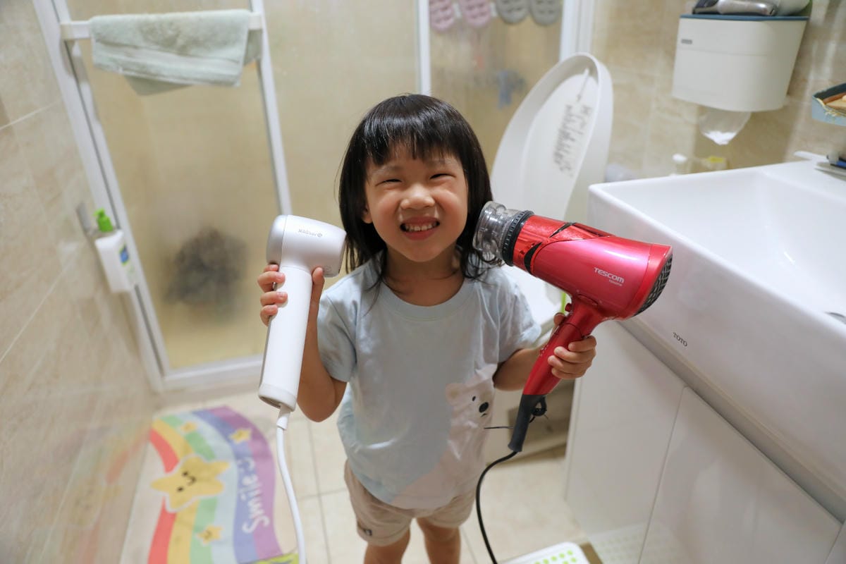 大風量吹風機推薦! Bmxmao MAO hair Q 超輕量負離子高速吹風機 孩子的第一支吹風機