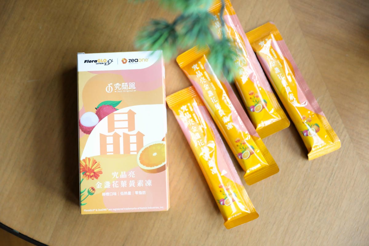 守護孩童晶亮推薦! 究簡單 究晶亮金盞花葉黃素凍