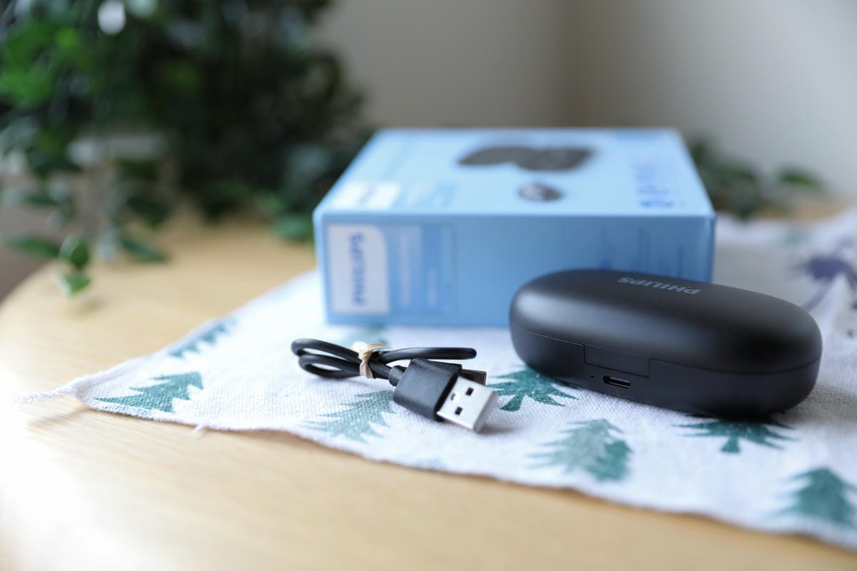 PHILIPS 22h長續航氣傳導真無線運動耳機-TAT3708 IPX4 開放式耳掛藍牙耳機推薦! IPX4防水等級,戶外運動遇雨也不怕!