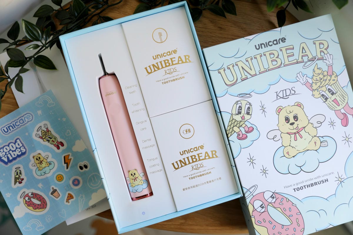 兒童電動牙刷推薦! unicare unibear兒童電動牙刷 防蛀牙必備!讓孩子愛上刷牙,養成自主刷牙的好習慣~ - 第2張圖 兒童電動牙刷推薦! unicare unibear兒童電動牙刷 防蛀牙必備!讓孩子愛上刷牙,養成自主刷牙的好習慣~