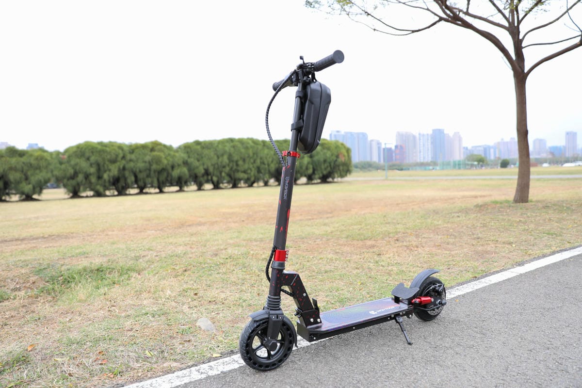 摺疊電動滑板車開箱 Waymax Lite-3電動滑板車 親子同樂.懶人代步車推薦!