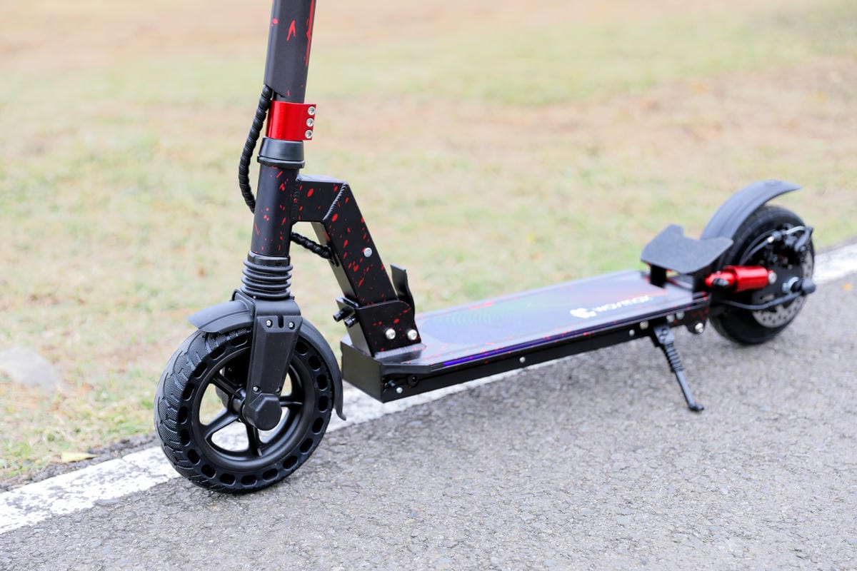 摺疊電動滑板車開箱 Waymax Lite-3電動滑板車 親子同樂.懶人代步車推薦!