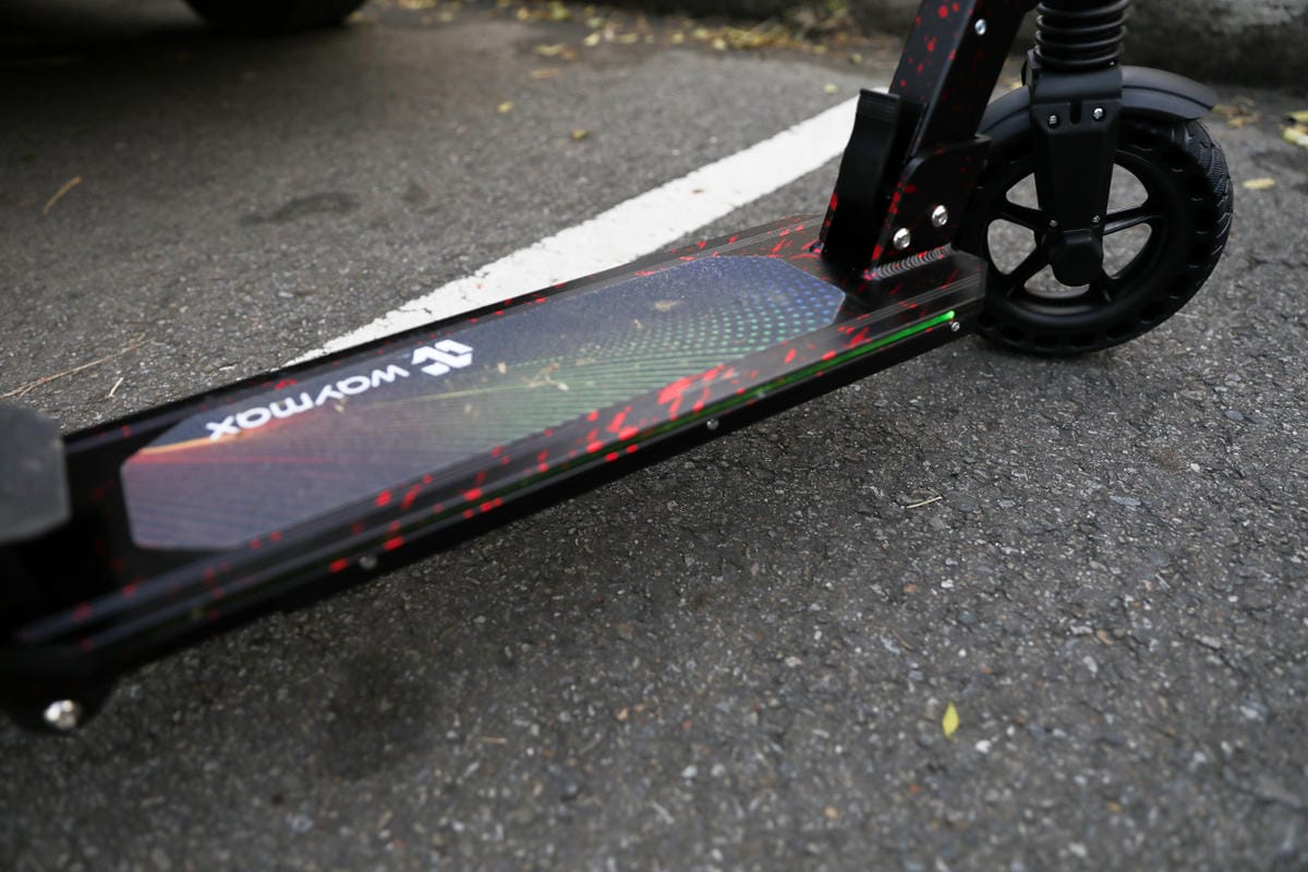 摺疊電動滑板車開箱 Waymax Lite-3電動滑板車 親子同樂.懶人代步車推薦!
