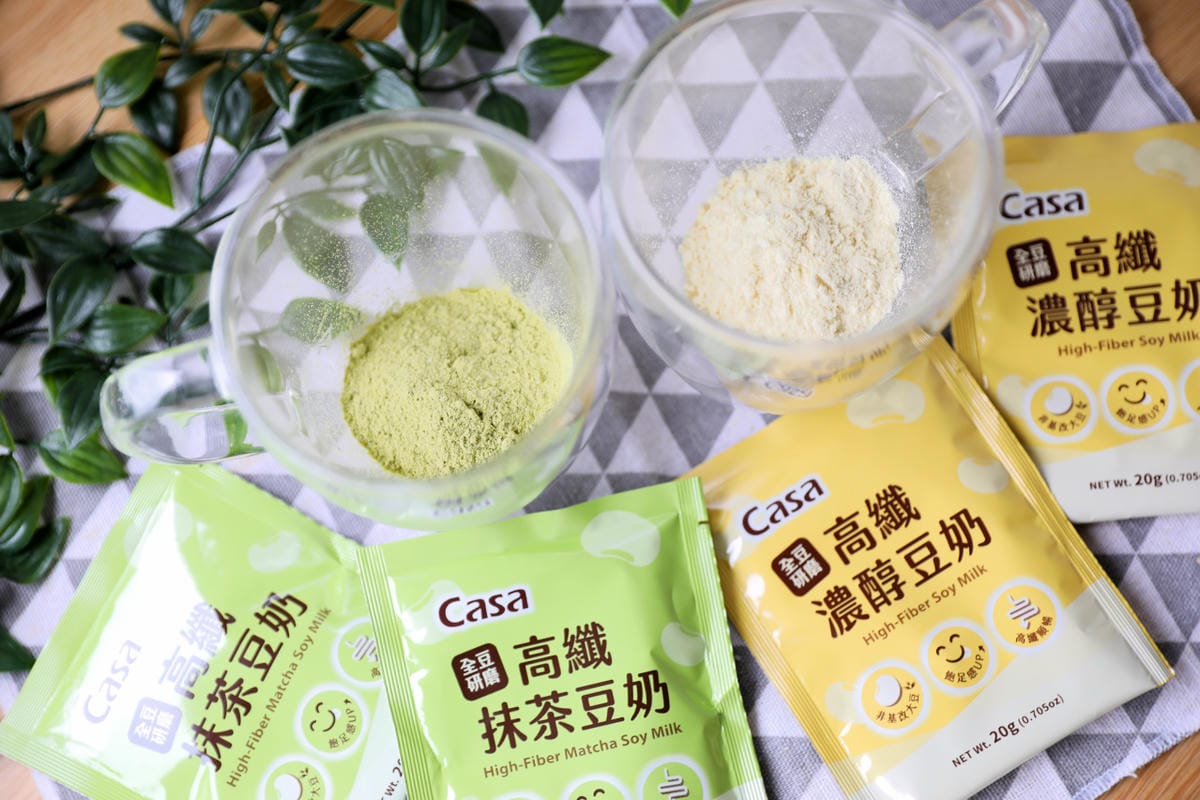 Casa卡薩 高纖濃醇豆奶 全聯豆奶即沖飲品推薦! 富含膳食纖維與植物性蛋白質
