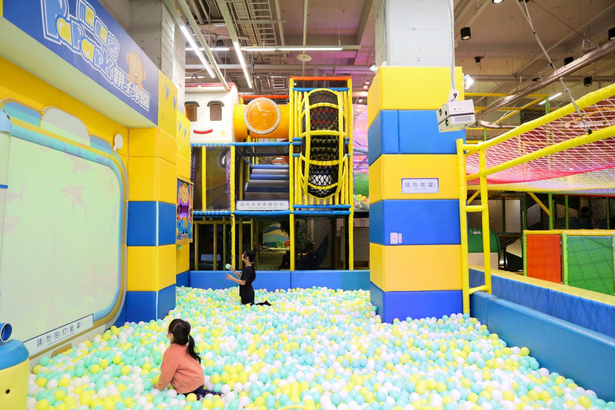 PaPark爬爬客親子樂園(土城日月光店) 台北兒童室內遊樂園推薦! 全日暢玩只要360