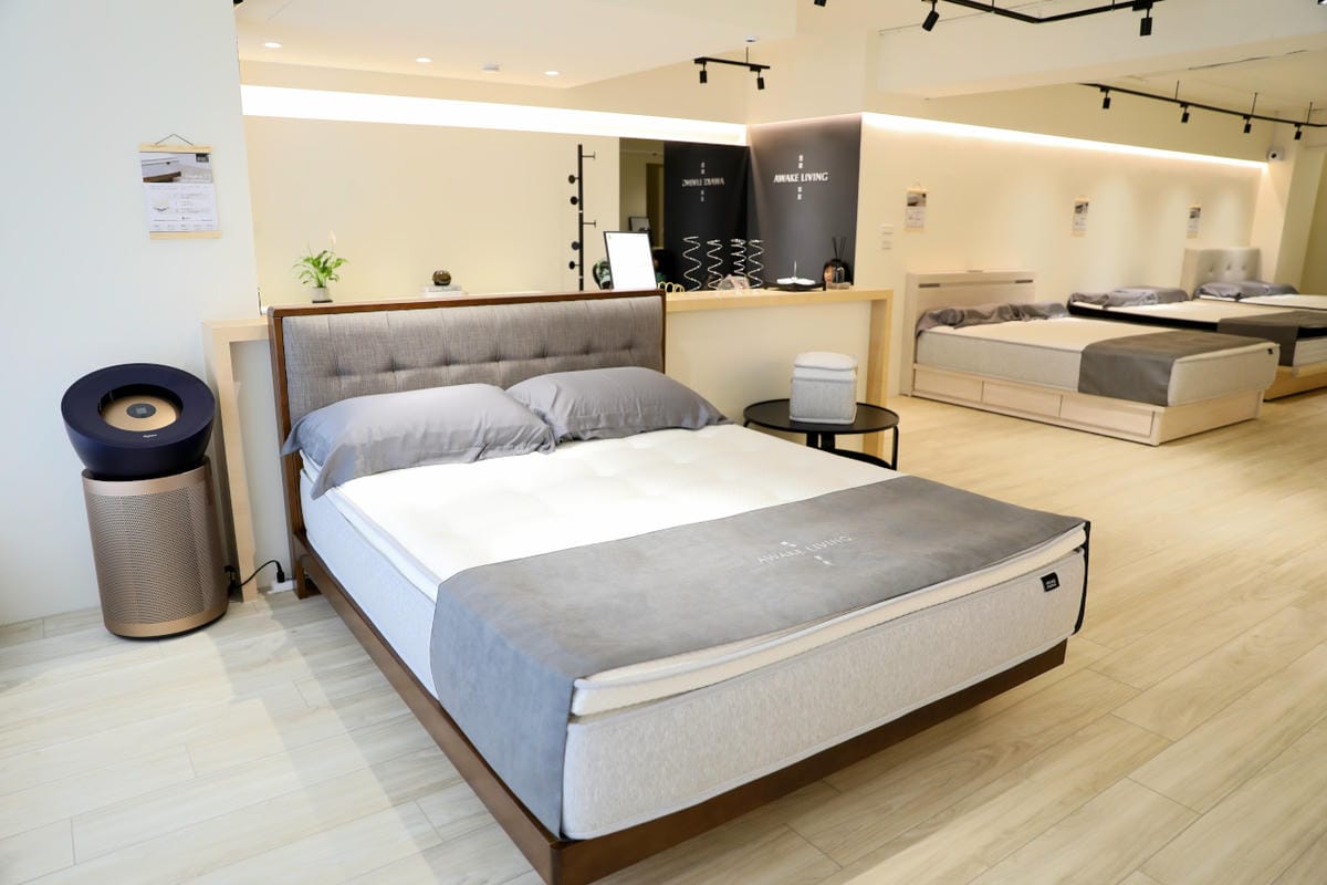 台北床墊推薦! 覺醒家居 Awake Living 台北大安體驗店 全預約制 沈浸式無壓力試躺 高質感美學床寢品牌