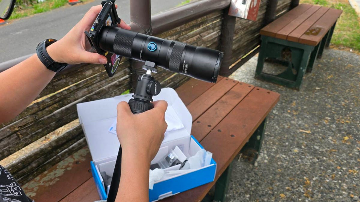 遇見未來 APEXEL20-60X望遠鏡頭 野生動物觀察手機拍攝鏡頭必備推薦!