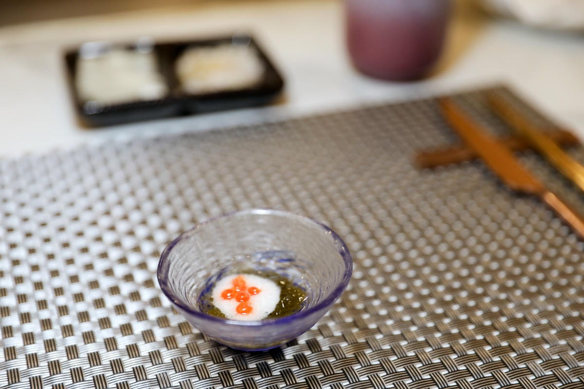 台南美食 明水然．樂(台南中山店) Google 評論4.8高分，頂級無菜單鐵板燒推薦! 龍蝦這麼吃,道道驚艷!