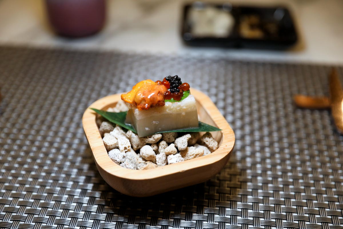 台南美食 明水然．樂(台南中山店) Google 評論4.8高分，頂級無菜單鐵板燒推薦! 龍蝦這麼吃,道道驚艷!