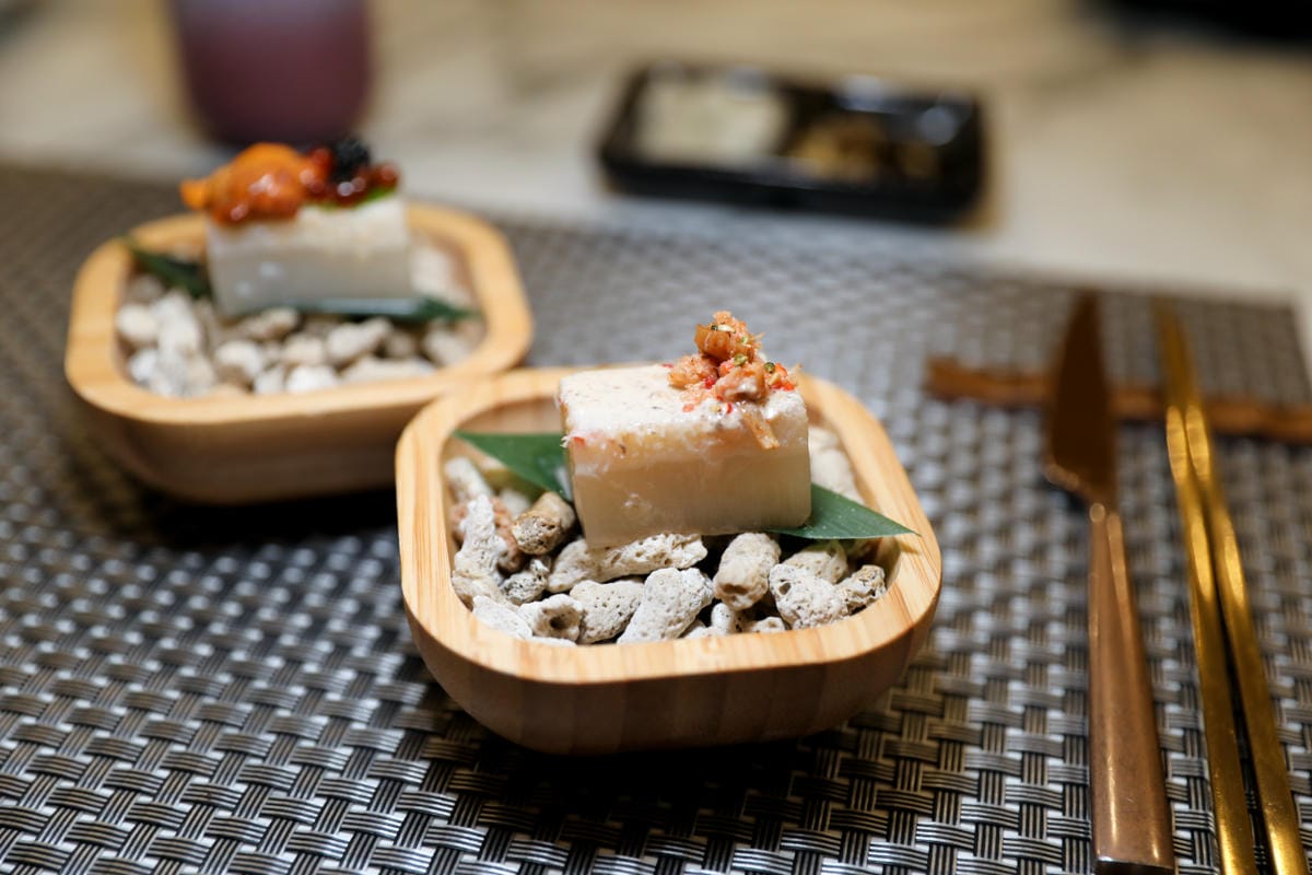 台南美食 明水然．樂(台南中山店) Google 評論4.8高分，頂級無菜單鐵板燒推薦! 龍蝦這麼吃,道道驚艷!