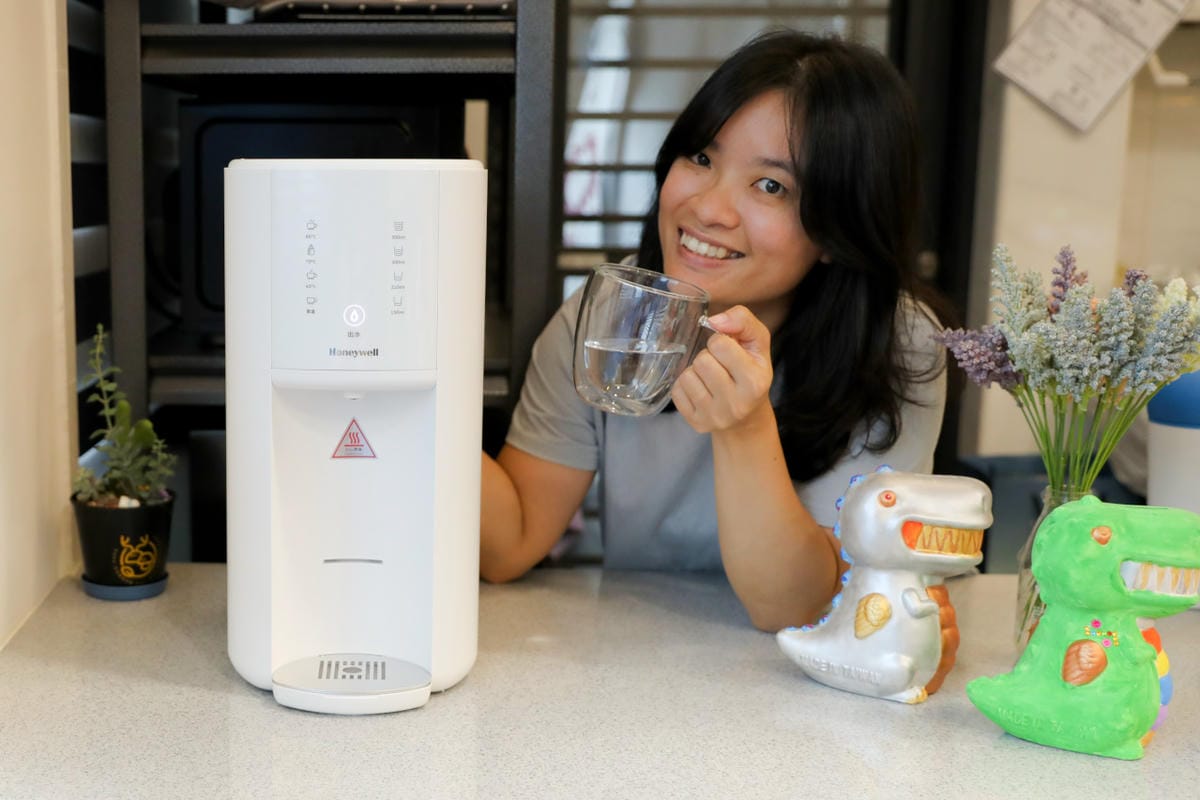 Honeywell 太空人五道淨化RO濾淨瞬熱飲水機 太空級濾芯升級五重淨化 淨水x殺菌x加熱x調溫 泡奶.泡茶.泡泡麵超方便!