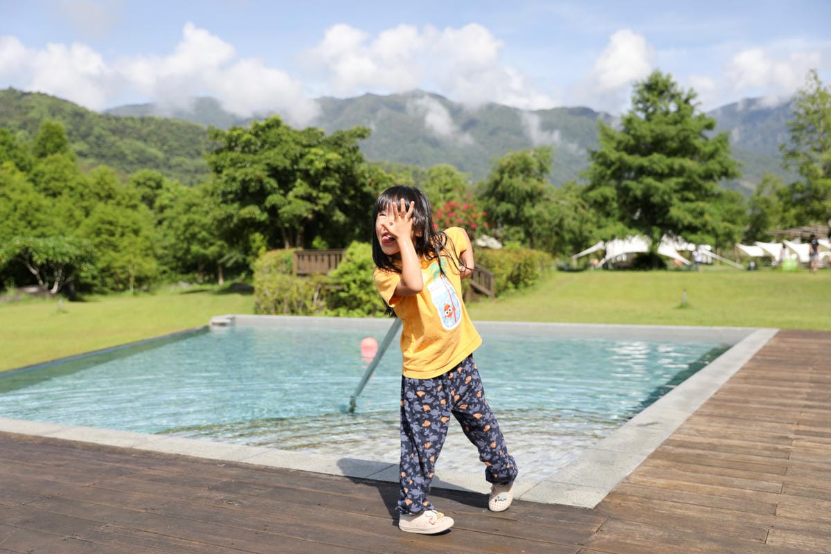 兩天一夜花蓮瑞穗小旅行 松邑莊園 悠閒渡假享受山泉水戲水池.黃金湯溫泉