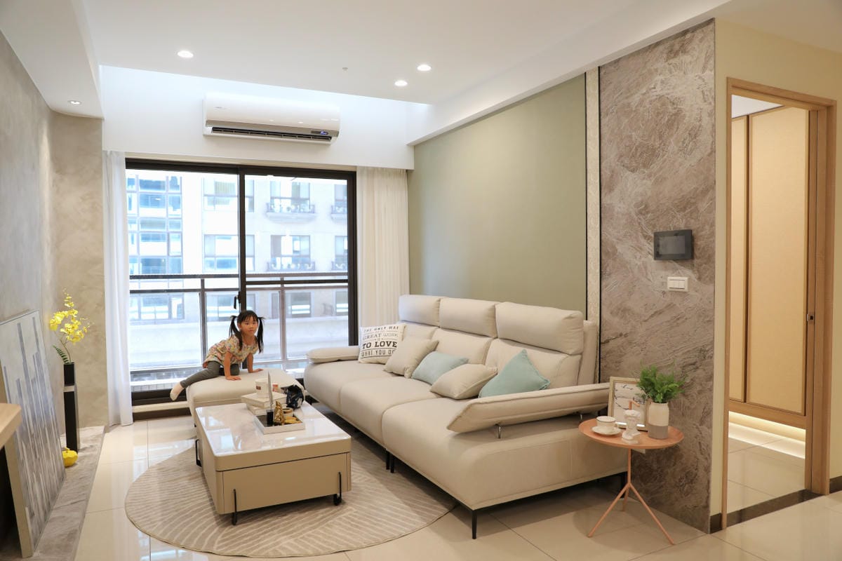 中壢新建案開箱 過嶺重劃區 大清城双 適合親子家庭成屋入住! 周邊機能佳,便利商店.好市多.過嶺松勇公園.過嶺親子館