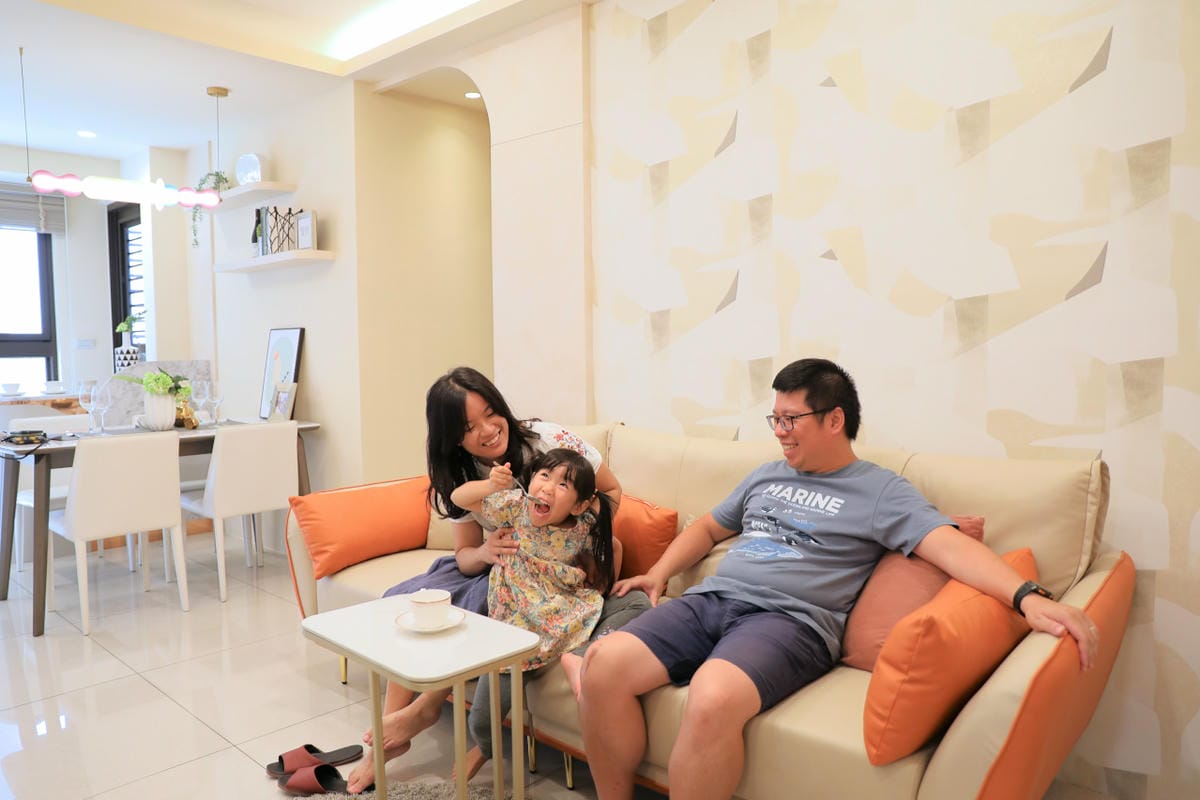 中壢新建案開箱 過嶺重劃區 大清城双 適合親子家庭成屋入住! 周邊機能佳,便利商店.好市多.過嶺松勇公園.過嶺親子館