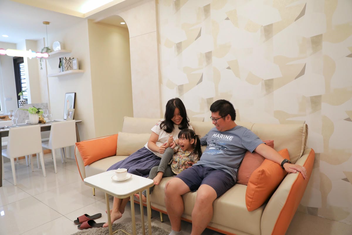 中壢新建案開箱 過嶺重劃區 大清城双 適合親子家庭成屋入住! 周邊機能佳,便利商店.好市多.過嶺松勇公園.過嶺親子館