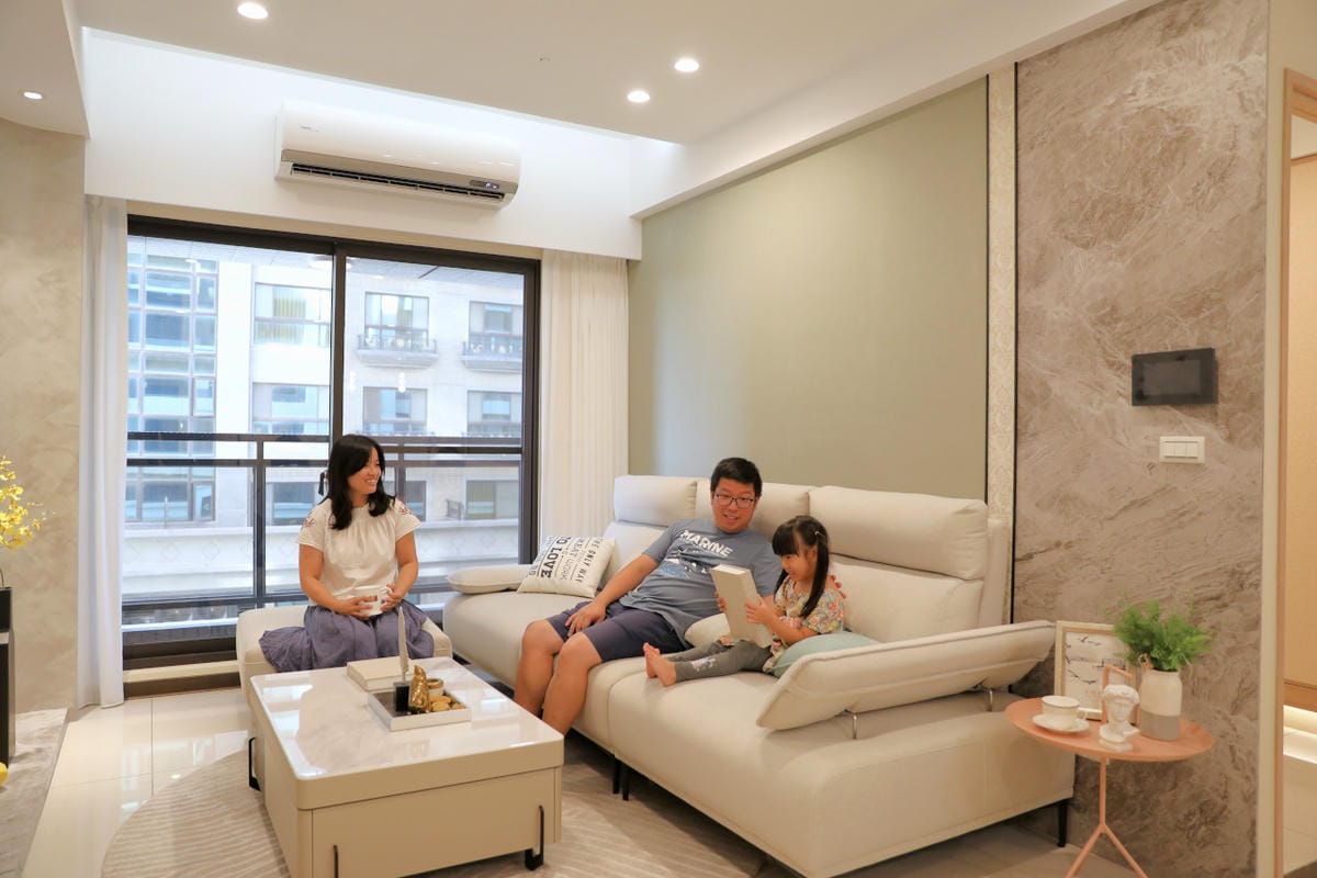 中壢新建案開箱 過嶺重劃區 大清城双 適合親子家庭成屋入住! 周邊機能佳,便利商店.好市多.過嶺松勇公園.過嶺親子館