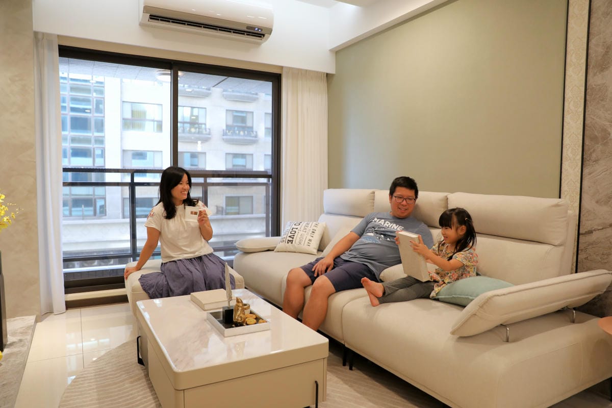 中壢新建案開箱 過嶺重劃區 大清城双 適合親子家庭成屋入住! 周邊機能佳,便利商店.好市多.過嶺松勇公園.過嶺親子館